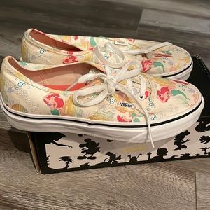 Disney Princess Ariel Vans Size 6.5